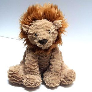 Jellycat London Fuddle Wuddle Lion Plush Tan Brown 9 Inches